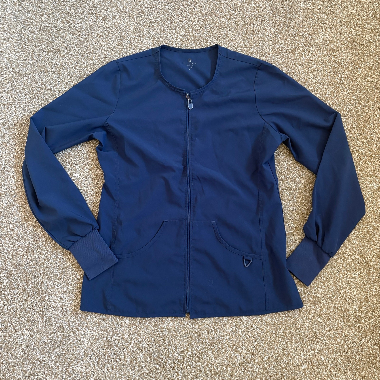 Women&rsquo;s Large Scrub Jacket Dark Blue 