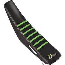 DCOR - 30-20-454 - Factory Reinforced Seat Cover, Black/Green Ribs