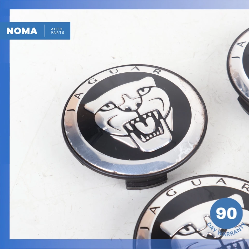 2012 捷豹 X250 XF 车轮公路中心徽章帽 4 件套 8W931A096AD 原始设备制造商 — 第 4/4 张图片