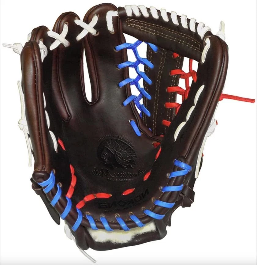 Guante para zurdos Nokona X2 Elite Youth 11,25" rojo blanco y azul Mod Trap Web Foto 2 de 2