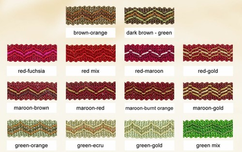 12mm Trim Gimp Braid Valencia - Edging Lampshade Blinds Soft Furnishing Clothing - Picture 41 of 66