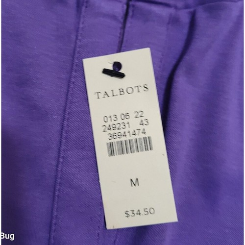 2 Damen-Tank-Tops weiß Chicos 1 Supima Baumwolle und neu mit Etikett lila Talbots M Baumwolle - Bild 4 von 8