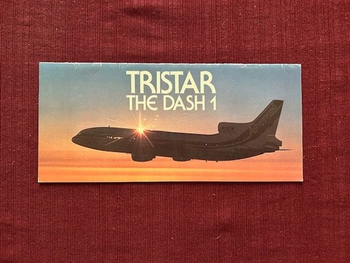Livret Lockheed Tristar Dash 1 1981
