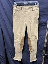 Tailored Sportsman Trophy Hunter Breeches Ladies 28L Side Zip, Mid Rise, Beige