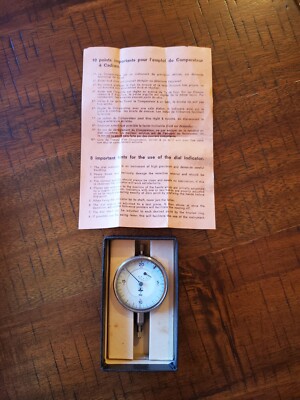 Mahr  Dial TEST Indicator. 1/1000 GRAD Made in Germany