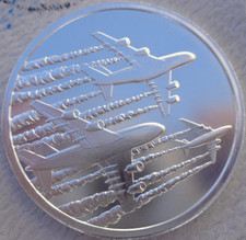 1 oz. CHEMTRAILS Conspiracy Theories Series #4 rounds .999 fine silver 116.91 per troy oz