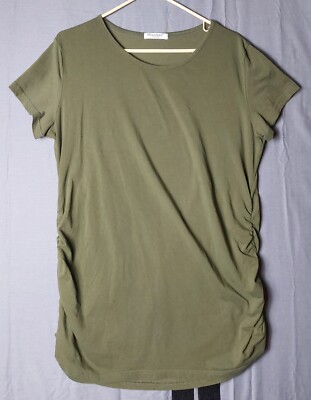 Bearsland Shirt Womens 2XLarge Top Gathered Sides Super Soft Slim Fit Mom Casual