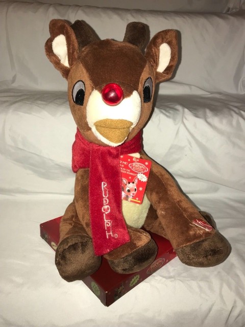 Dan Dee Rudolph the Red Nosed Reindeer Animated Plush Sings 12â DanDee | eBay