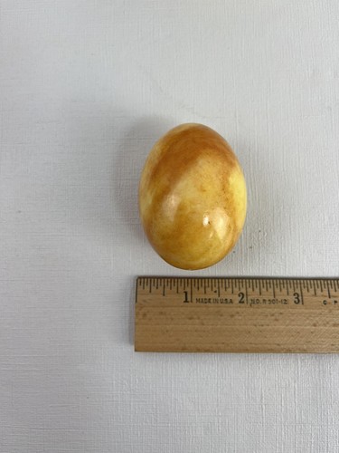 12 Alabaster Eggs With Different Colors Hand Carved - Picture 7 of 7