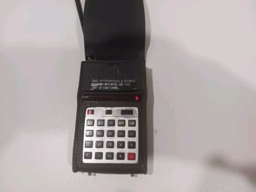 Unitrex Mini Handy 80M Digital Calculator W/ Case - Made In Japan - Picture 2 of 9