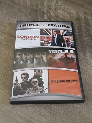 London Has Fallen/Triple 9/Killer Elite Triple Feature (DVD, 2017)