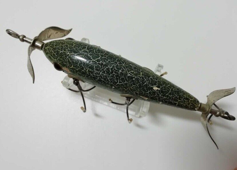 Rare Heddon Dowagiac 150 minnow 27g wood Old Lure Ship From Rare Heddon Dowagiac 150 minnow 27g wood Old Lure Ship From