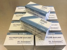 10 Pakete Polypropylen 2-0, 22mm schneidend, 12 Folien, Nahtmaterial, MHD 11/27