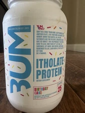 Raw X BUM Whey Itholate Protein- Birthday Cake (1.82 lbs)