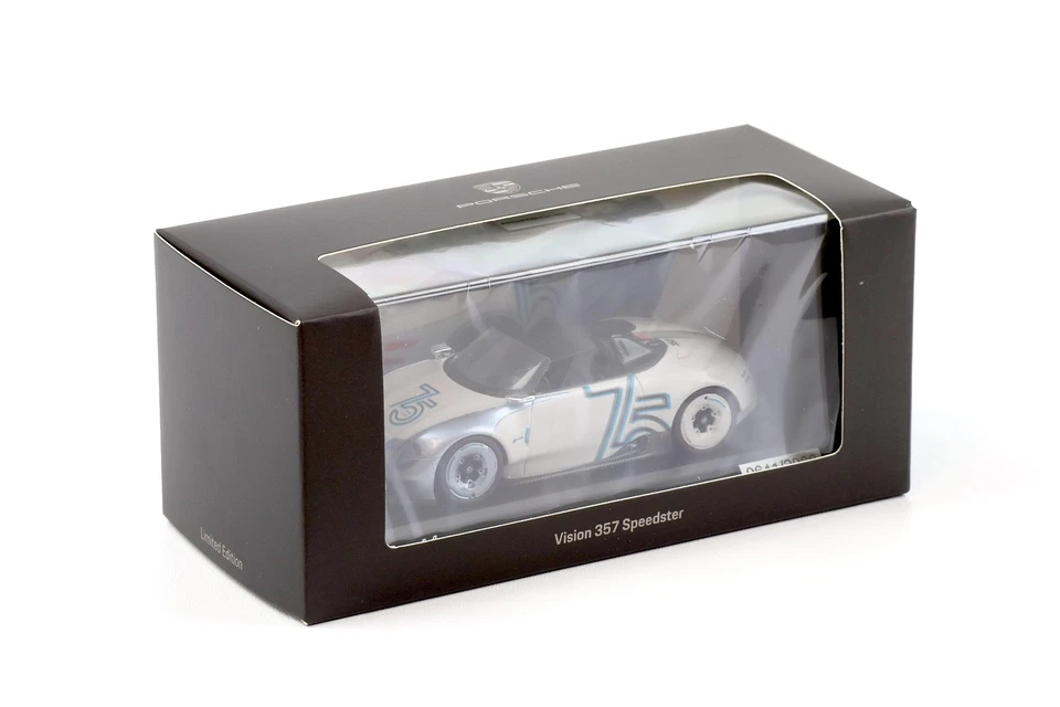 1:43 Spark Porsche Vision 357 Speedster Bianco/Nero Wap Rivenditore - Immagine 3 di 3