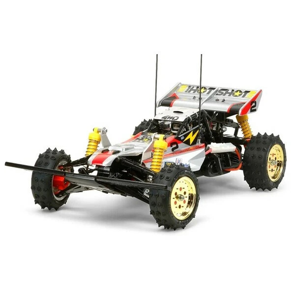 自動車 TAMIYA SUPER HOT SHOT 1/10 4WD New Tamiya 1/10 R/C Super Hotshot Off-Road Buggy 4WD Re
