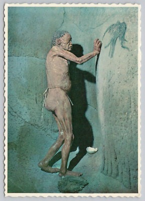 Postcard The Bushman Artist at Work Cango Caves Museum South Africa, Continental