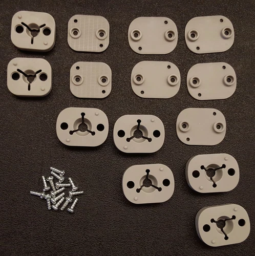 Star Wars Legacy Millennium Falcon Landing Gear Brackets & Screws Replacements