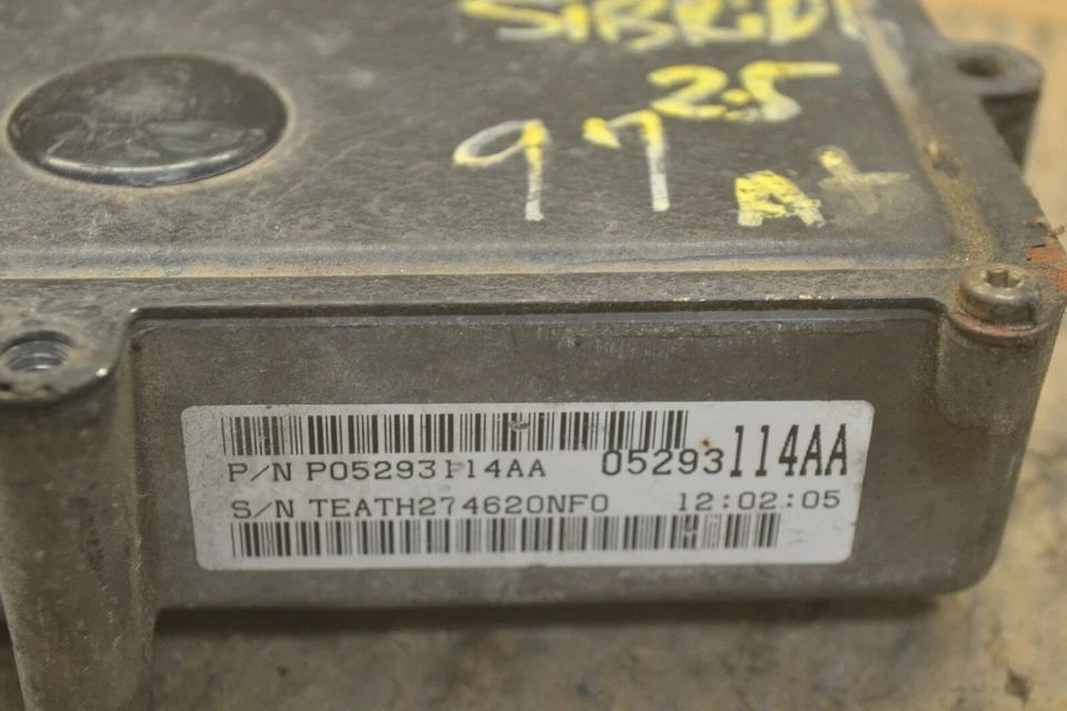 Dodge Avenger 1997 unidad de control de transmisión TCU 05293114AA módulo 447-2a9 Foto 2 de 4