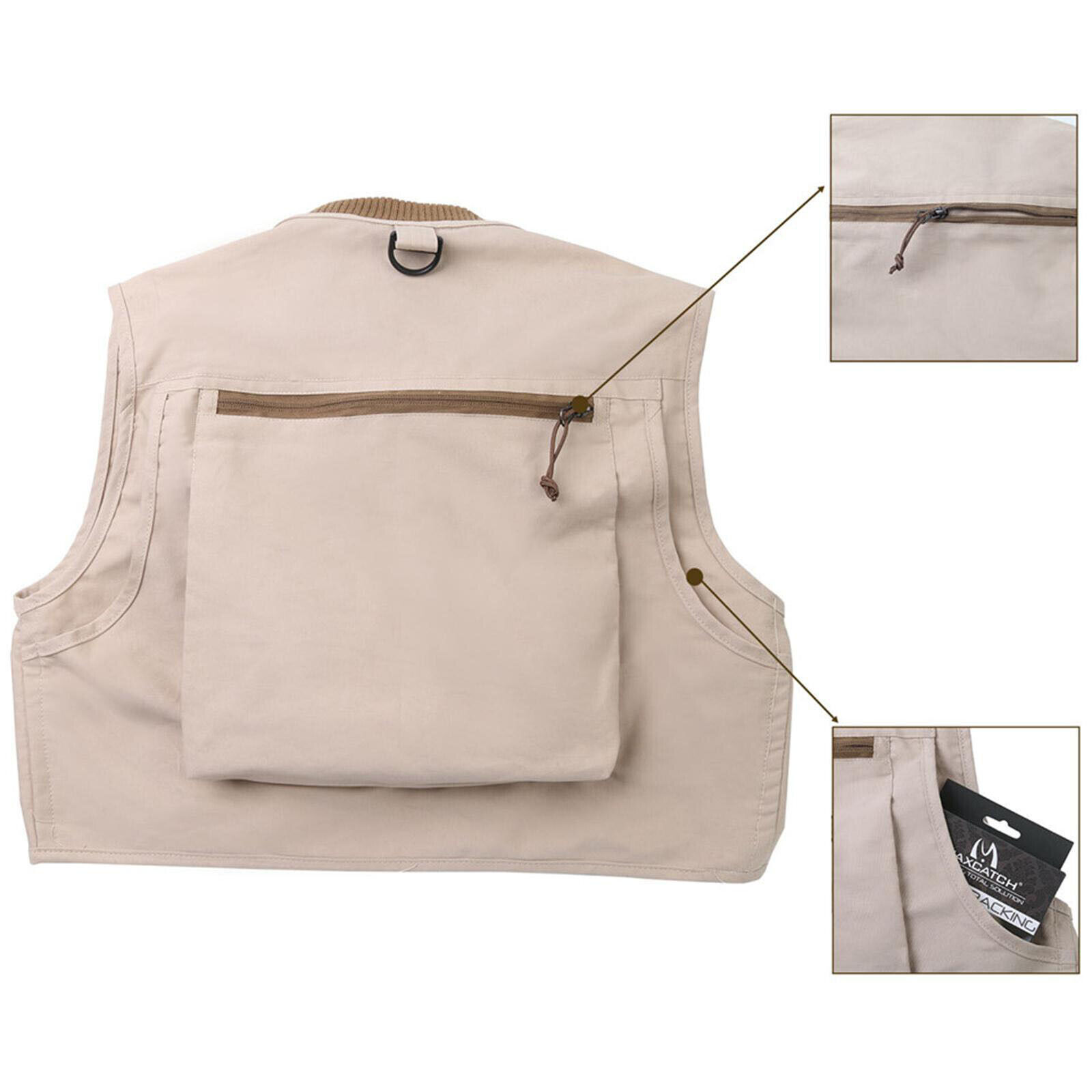 Maxcatch Kids Fly Fishing Vest Youth Vest Pack, 100% cotton (Size:S/M/L)