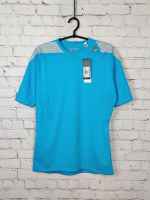 Adidas Techfit Sports Training Top Mens Short Sleeves Shirts Jersey  Compression