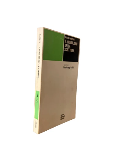 BARTHES, IL GRADO ZERO DELLA SCRITTURA, EINAUDI-PBE