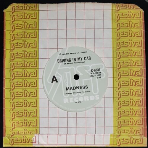 Madness – Driving In My Car - 1982 7" record single excellent - Picture 1 of 1