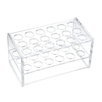 Rohr Reagenzglasgestell Polypropylen 18 Löcher für 10ml 15ml 50ml Transparent - Bild 1 von 3