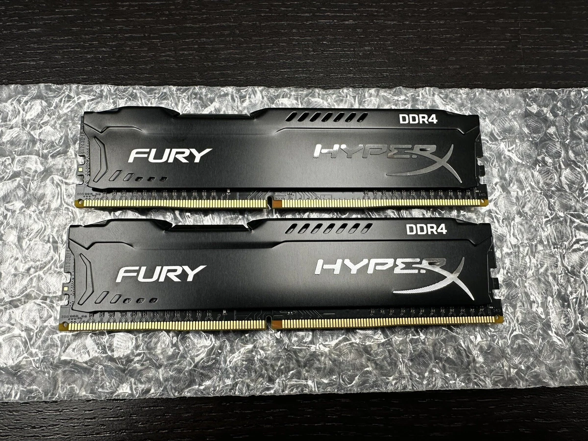 HyperX Fury 8GB 2 x 4GB DDR4 2400MHz DRAM CL15 1.2V DIMM