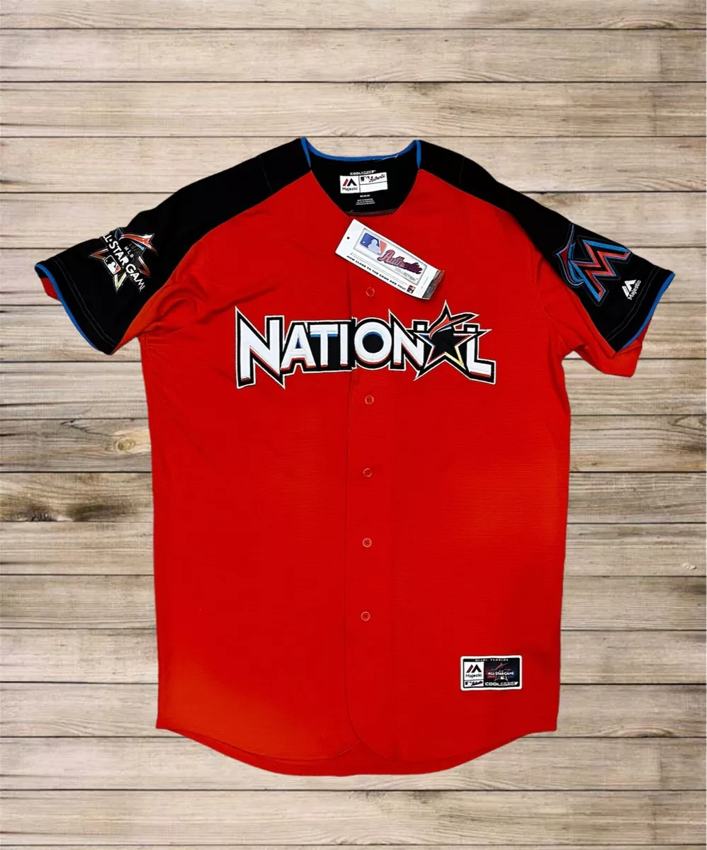 National League All-Star Game 2017 Stanton #27 Majestic MLB Jersey Size