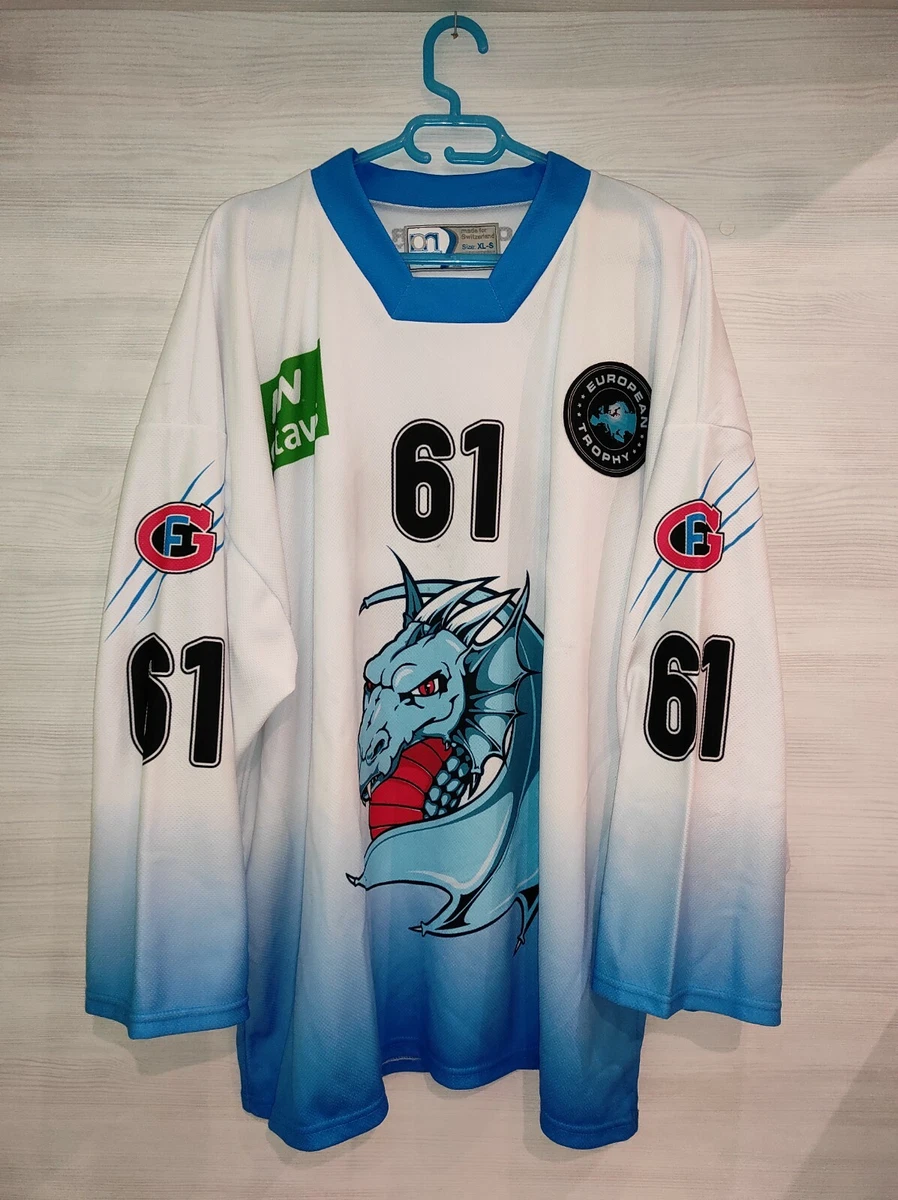 61 ALAIN BIRBAUM HC FRIBOURG GOTTERON JERSEY EUROPEAN TROPHY HOCKEY SIZE XL
