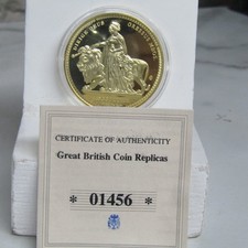 1839 Five Pound Coin 2006 RESTRIKE Coin  - In Capsule With Restrike Cert