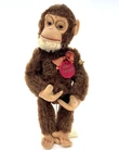Schuco Tricky Monkey US Zone 26cm 10in Mohair Tag and Medallion Works 1947 Vtg