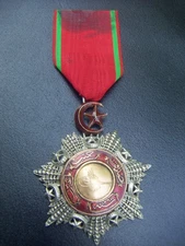 WWI OTTOMAN EMPIRE TURKEY TURKISH MEDJIDIE MECIDIYE ORDER WAR MEDAL GOLD SCARCE