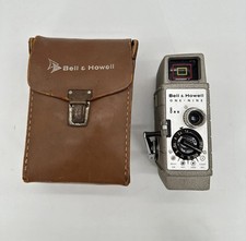 Vintage Bell  Howell One-Nine 8mm Camera W/ Leather Case RARE