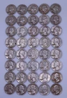 1957 Washington Silver Quarters – 90% Silver – Lot of 40 Coins – Circulated