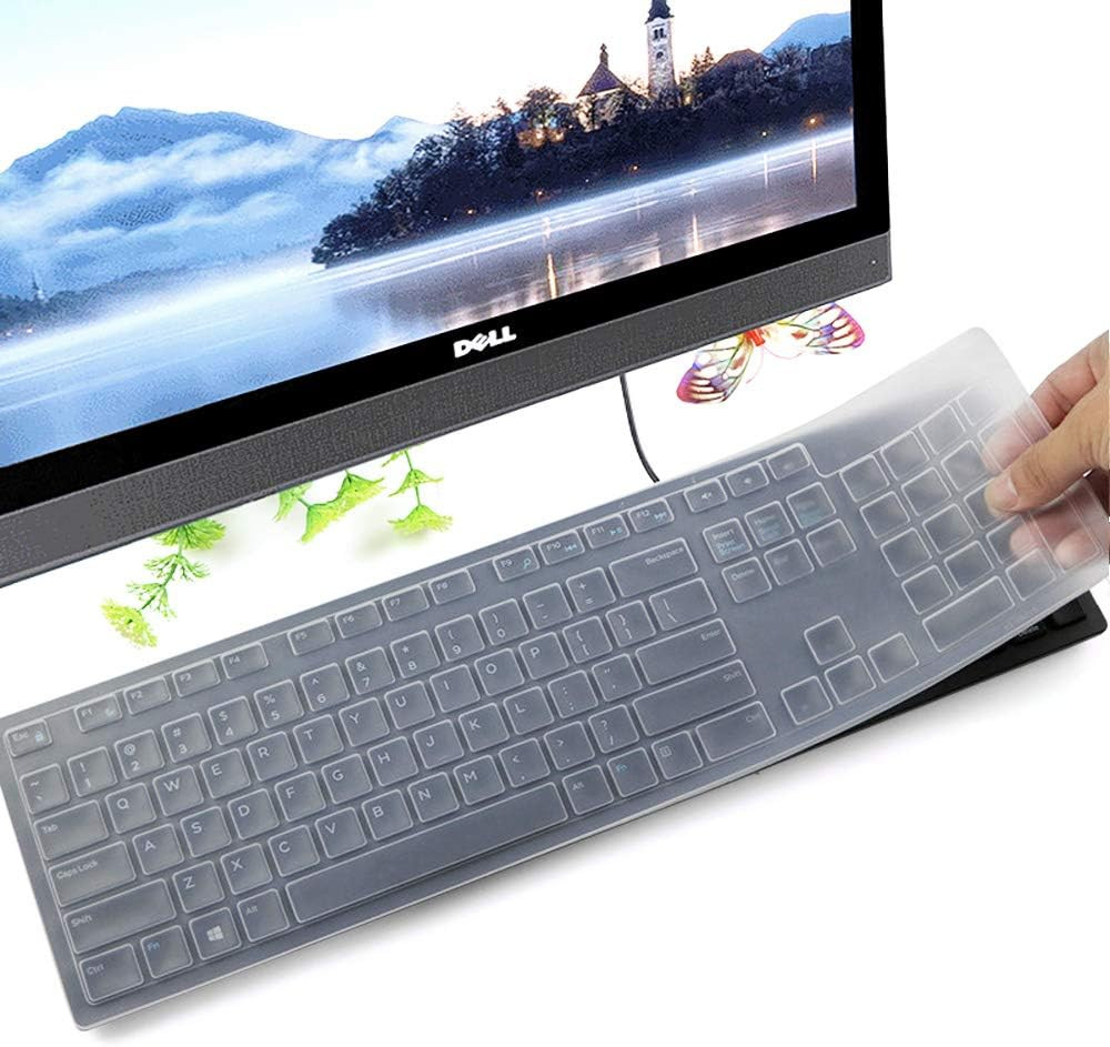 Keyboard Cover for Dell KB216 Kb216B Kb216T Kb216D Kb216P Wired & KM636 & Dell O