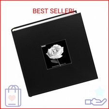 Pioneer Photo Albums DA-200SF/BLK 200 Pocket Sewn Leatherette Frame Cover Photo