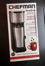 Chefman 1000 Watt Instabrew Single Serve Coffee + K-cup Maker 14oz