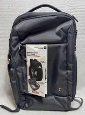 Swissdigital Design Java SE Multi-functional 2-In-1 Travel Backpack/Suitcase