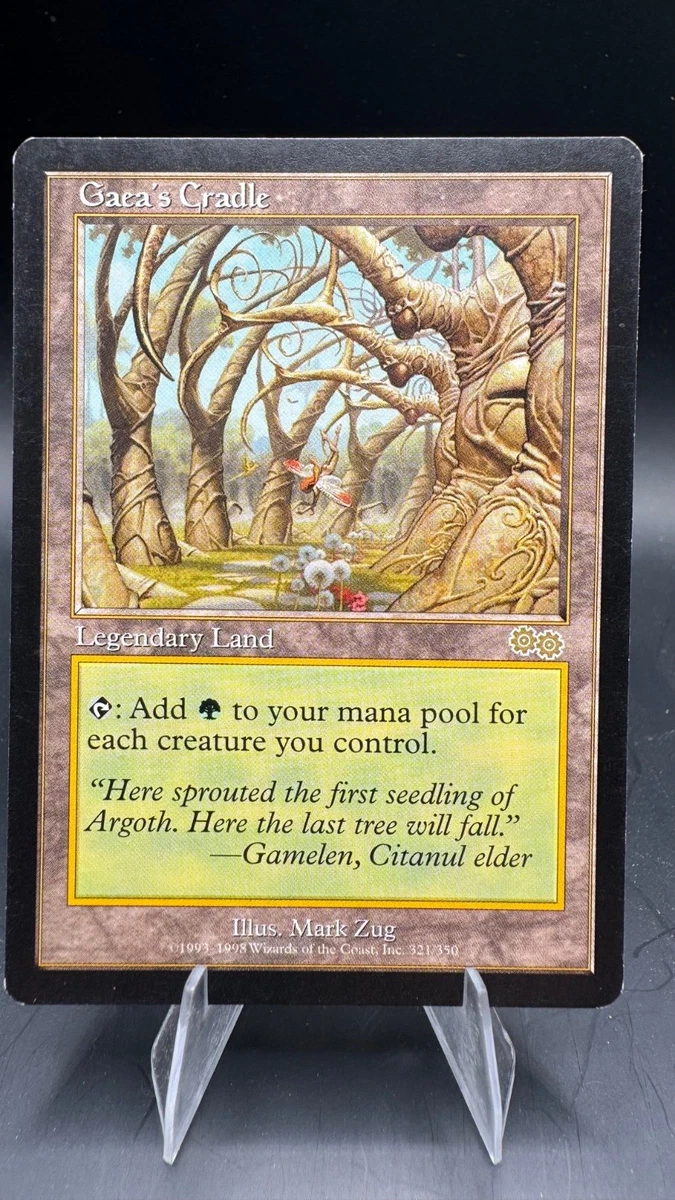 Gaea's Cradle Magic: The Gathering Trading Card Games Urza's Saga