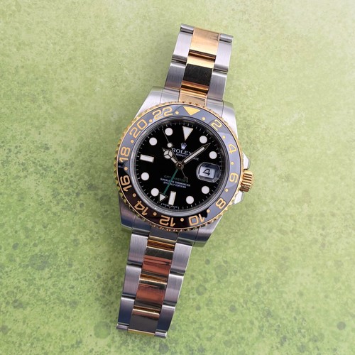 2008 Rolex GMT Master II 116713LN Black Dial