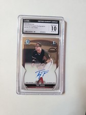 2023 Bowman Chrome Baseball Tim Tawa Prospect Autograph CGC 10 GS1294