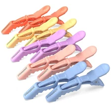 FRAMAR Pastel Alligator Hair Clips 10 Pack - 1 Count (Pack of 10), Assorted 