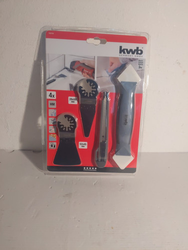 KWB Multitool Silikonfugen Reparatur Set (4-teilig) Schaber Fugenschneider - Bild 1 von 9
