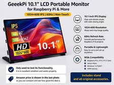 10.1 Inch LCD Screen for Raspberry Pi 1024x600 IPS LCD Display HDMI Portable
