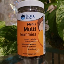 Trace Minerals Multivitamin Gummies Vitality Energy Opti Men Daily Ionic 2 Month