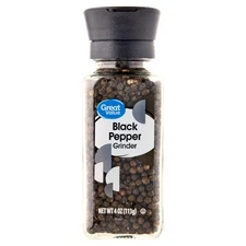 Hot selling quality,Great Value Black Pepper Grinder, 4 oz