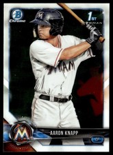 2018 Bowman Chrome Prospects Aaron Knapp Miami Marlins #BCP5