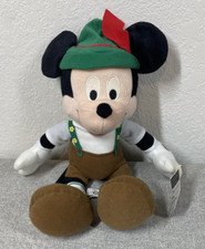 Disney Sega Mickey Mouse Octoberfest German Plush Stuffed Animal Prize 16" Tall